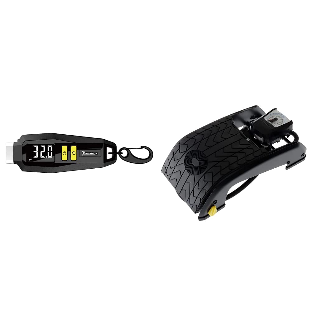 MICHELIN Digital Tyre Pressure Gauge with Key Ring & MICHELIN Analogue