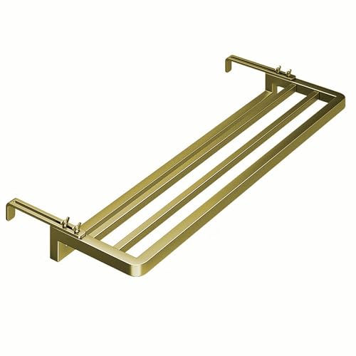 RTTZBOZ Oil Filled Radiator Drying Rack, Heavy Duty Load Bearing Clothes Drying Rack for Indoor Use, Adjustable Foldable Design(Gold,80cm/31in)