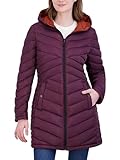 HFX Women's Water Resistant Packable Jacket, Bordeaux, Large