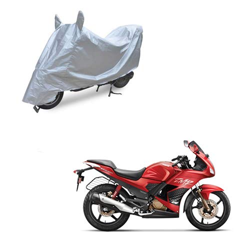 Motoren Silver Bike Cover for Hero Karizma ZMR Water Resistance with