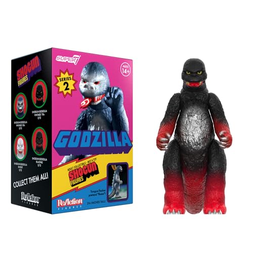 Image of Super7 Toho Shogun Godzilla Blind Box Flat Reaction Figures - (12 Pack) 3.75 inch Toho Godzilla Action Figures Classic Movie Monster Collectibles and Retro Toys