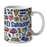 Lotacy El Salvador Symbols Colorful 2D Printed...