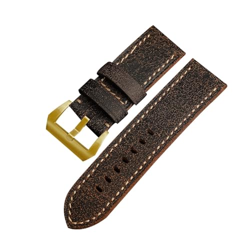 Cuir watch band 26 mm : remplacez votre sangle de bronze Pam