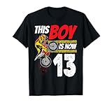 Photo Gallery dirtbike motocross mx - this boy is now 13 compleanno bambino maglietta Photo Gallery dirtbike motocross mx - this boy is now 13 compleanno bambino maglietta