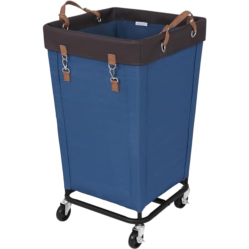 StorageWorks 160L Rolling Laundry Basket with Wheels