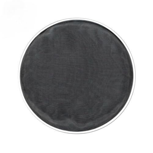 10-Inch Double Layer Mesh Drum Head Black Nylon Silent Practice Drum Skin Replacement Pad for Bass Drum Set – Durable Percussion Accessory for Low Noise Rehearsal and Studio Training Use