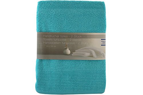 Preisvergleich Produktbild Möve for frottana 2x Handtuch, Handtücher 50x100cm in Türkis