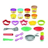 Play-Doh Kitchen Creations Flip 'n Pancakes Set with 14 Accessories & 8 Cans, Back to School Class Room Supplies, Food & Cooking Toys for Kids, Preschool Toys, Ages 3+