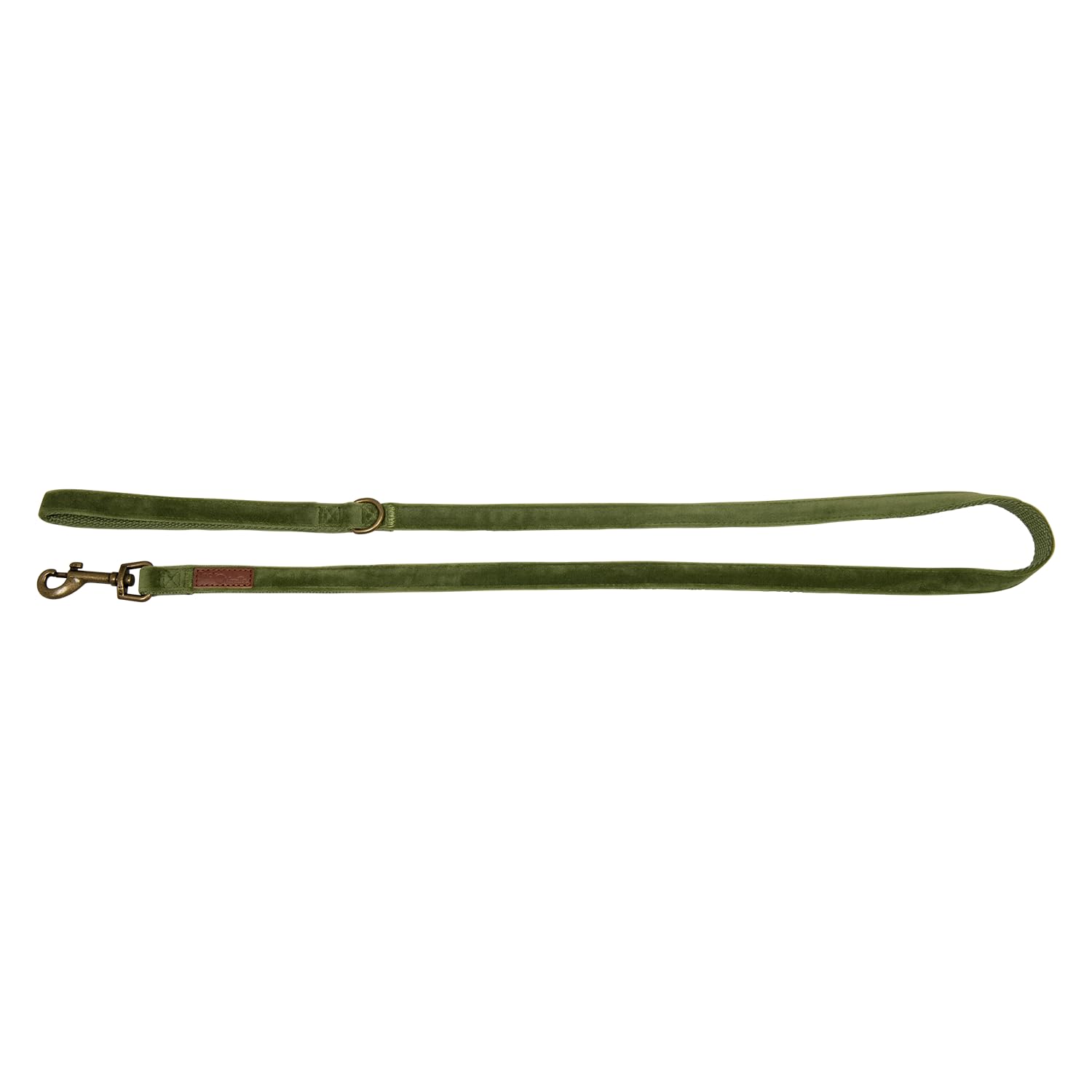 JACK AND VANILLA, Olive Velvet Dog Lead Medium 15mm x 120cm