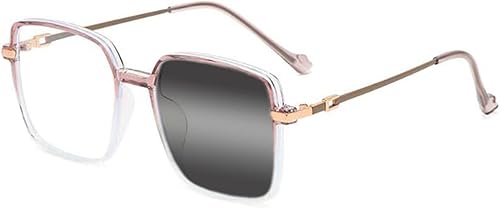 SightPerk Marco rectangular de moda, lentes de lectura multifocales progresivos, lentes de lectura fotocromáticos con protección UV disponible en Yaxa Guatemala