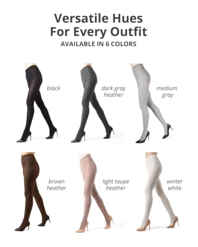 Image of MeMoi Portland Cable Knit Sweater Tights, Warm Opaque Winter Tights