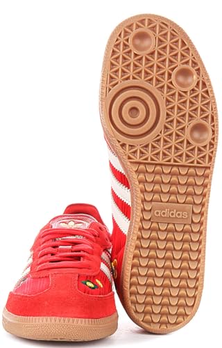 Image of adidas Samba Og W Women's 3 Stripe Floral Embro Limt EDI Trainers (Red White, US 9.5)