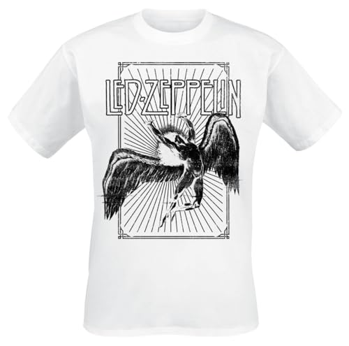 Led Zeppelin LZII Searchlights - Camiseta para Hombre, Color Negr...