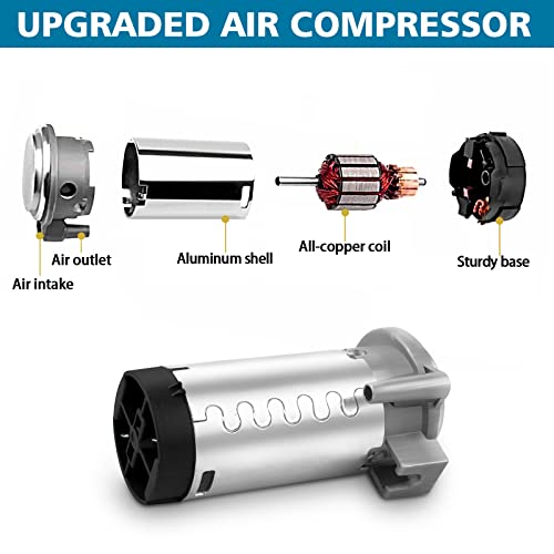 Tatoodaa B1 12V Car Air Horn, 150Db Super Loud Train Air Horn Kit thumb #2