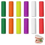 12 PCS Aligneurs Dentaires À Mâcher,Chewie Aligneur pour gouttières orthodontiques,Aligner Chewies pour Aligneurs,Sièges de Plateau d'Alignement Réutilisables,pour Gouttières Orthodontiques