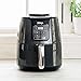 Ninja Fryer, 1550-Watt Programmable Base for Air Frying, Roasting, Reheating & Dehydrating with 4-Quart Ceramic Coated Basket (AF101), Black/Gray (Renewed)