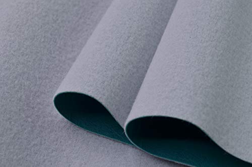 Image of Wento Thick 1 Yard Faux Leather Soft Skin Grain PU for Furniture Cover, Reupholster Sofa Chairs, Cushions, Vinyl Upholstery (1yard, Peacock Green)