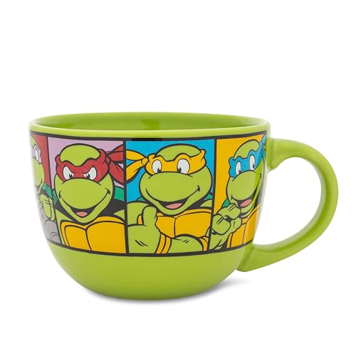 Vaso de Cerámica TMNT 24 oz Verde miniatura 1