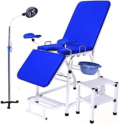 Mesa de exploración ginecológica con Respaldo Ajustable - Camilla de Enjuague Plegable para cirugía hospitalaria, Cama quirúrgica para Controles de Salud de la Mujer