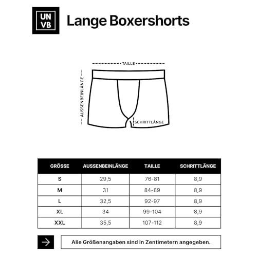 Detaillierter Blick auf UnderVibe Boxershorts-Innensicht mit nahtlosem Schrittbereich für hypoallergene...