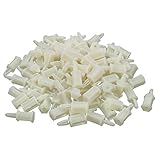 uxcell 100 Pcs Flame Retardant Nylon Screw Mount PCB Supports 12.5mm High