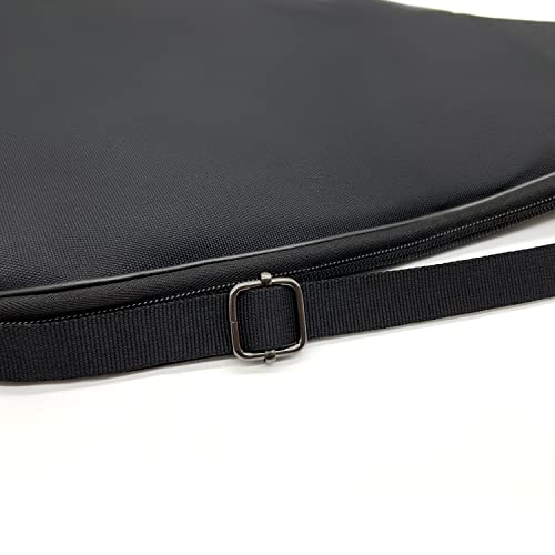 Alephnull Tennis Racquet Bag Lightweight Tennis Racket Case For One Racquet Unisex With Adjustable Shoulder Strap For Adults And Teenagers (Black, 32" X 11.8") #TOP1