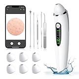 Blackhead Remover Pore Vacuum, Electric Facial Deep Cleaner, USB Rechargeable Male and Female Acne...