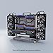 DIY Open Frame PC Chassis, Aluminum Computer Case, Supports Dual CPU Server/EATX Motherboard, Excellent Cooling, Type-C Port