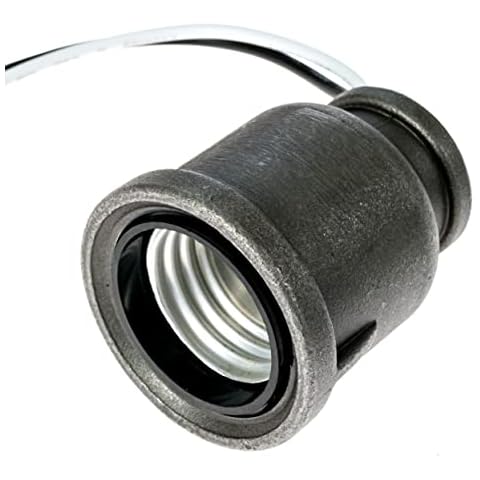 Iron Pipe Lamp Socket That fits 1/2 inch Iron Pipe (NPT) Cover