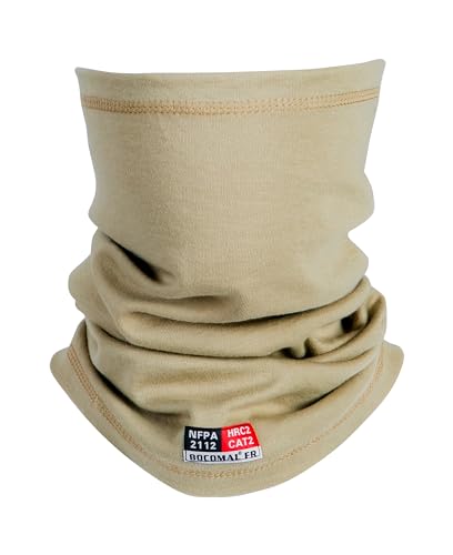 Image of BOCOMAL FR Neck Gaiters Face Mask 7oz Mightweight Flame Resistant Welding Hood NFPA2112 CAT2