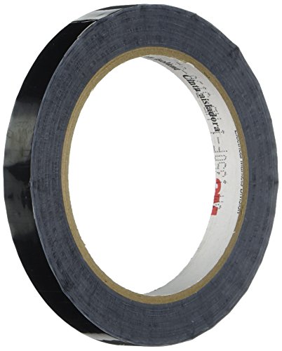 Image of 3M 1350F-1 Black Electrical Tape, 0.50 inch Width x 72yd Length (1 roll)