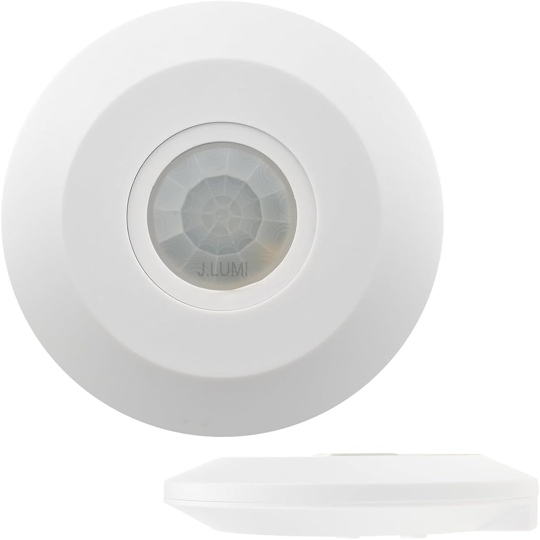 YCA1050 PIR Motion Sensor Light Switch, 85-265V AC 2000W, Ceiling Mount Motion Sensor Ceiling Motion Sensor Switch, PIR Occupancy Sensor, Slim Profile, White YCA1050 PIR Motion Sensor Light Switch, 85-265V AC 2000W, Ceiling Mount Motion Sensor Ceiling Motion Sensor Switch, PIR Occupancy Sensor, Slim Profile, White
