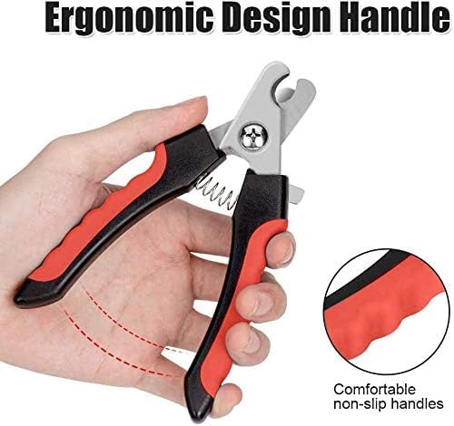 Image of Professional Animal Nail Cutter Clipper Trimmer Filer for Small, Medium and Large Dogs, Puppies, Cats and Kittens Claw Grooming Tool Set (Nail Clipper) (Medium)