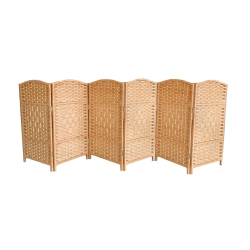 Séparateur de chambre en rotin portatif de 80 x 40 cm pour aménagement intérieur moderne