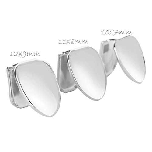 Single Barbacoa One Size Fits All dientes accesorio Plata L (12 x 9 mm) - imagen 2