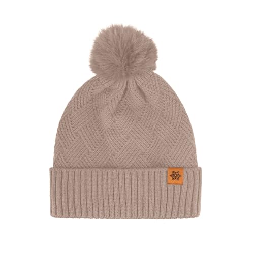 Beanie Cap for Women Soft Comfortable Knitted Beanies with Pom Fall...