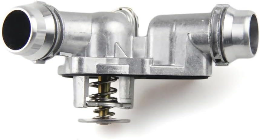 11531437040 Engine Cooling Thermostat Housing Coolant Water Pump Outlet Compatible With Vehicle Models E46 E39 X3 X5 Z3 Z4 320i 325i 330i 525i 530i Aftermarket Replacement