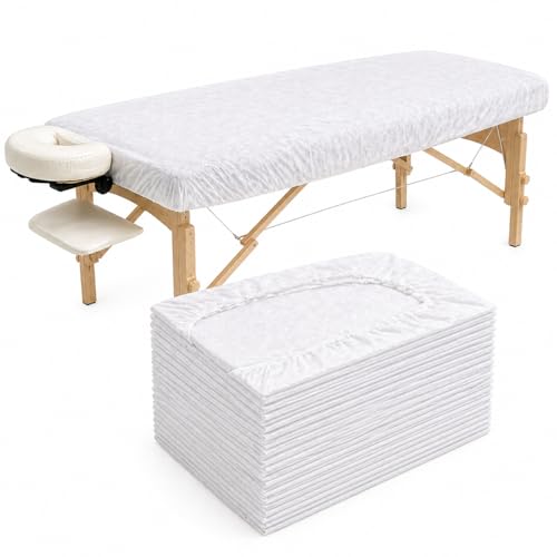 UNISANITY Sábanas Desechables Ajustables para Camilla, TNT SMS, 80 x 220 cm, Pack de 100 Unidades, Uso Profesional