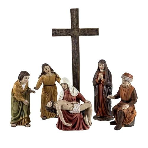 Inmaculada Romero IR El Descendimientos 6 Figuras religiosas de 11 cm. imágenes en Resina