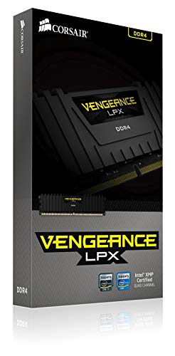 Image of Corsair Vengeance LPX 8GB (1 x 8GB) DDR4 DRAM 2400MHz (PC4-19200) C14 Memory Kit - Black
