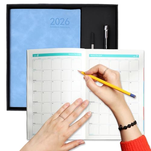 Agenda Journal A5 para viajes y rutinas de fitness con organizador de planificador semanal