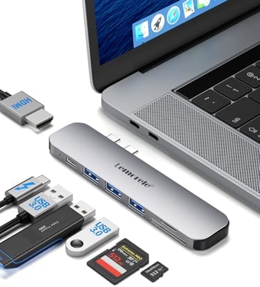Hub USB C 8-in-1 Per MacBook - Adattatore Con HDMI 4K, Thunderbolt, USB 3.0, Lettore SD/TF - Per MacBook Pro/Air M1/M2/M3 - Foto 9