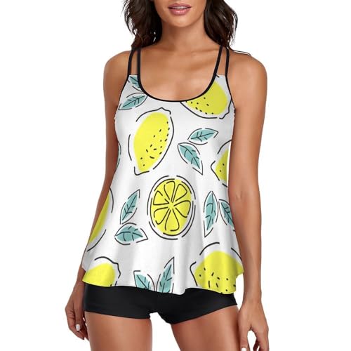 Robe de Plage et Tankini Maillot de Bain Femme avec Short pour Vos Vacances