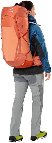 Miniatura 11 de Deuter Aircontact Ultra 45+5L SL Mochila de senderismo para mujer - Sienna-Paprika Pimentón Siena,Seagreen-azul
