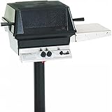 Pgs A30 Cast Aluminum Natural Gas Grill On In-ground Post