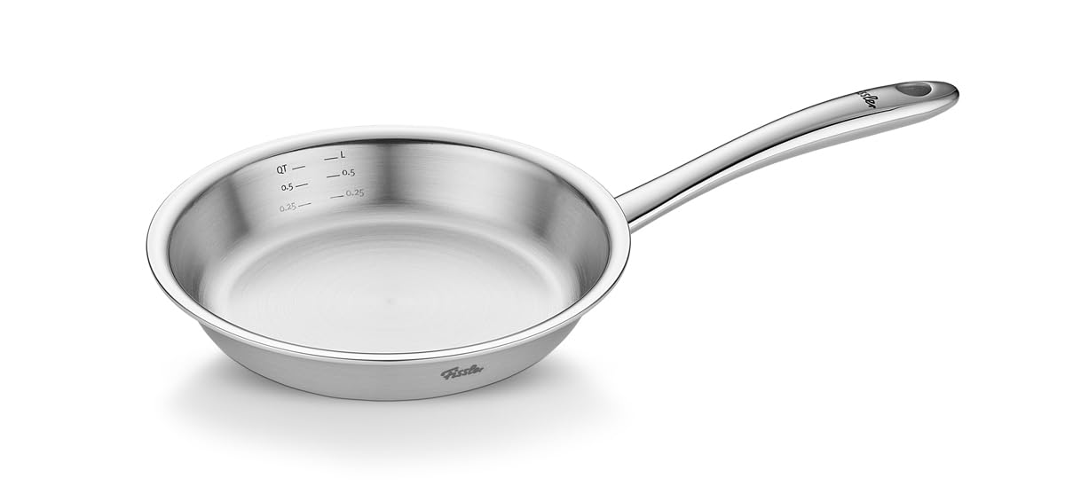 Fissler M5 Pro-Ply® Padella in acciaio inox, 20 cm, prodotta in Germania, materiale multistrato Pro-Ply™ a 5 strati, senza rivetti, acciaio inox 18/10, induzione