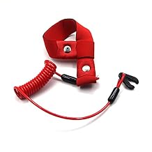 Stop Kill Safety Lanyard Emergency Tether Cord with Wrist Strap for EW2-68348-00-00 all Yamaha Jet Ski WaveRunner WaveVenture WaveRaider WaveJammer WaveBlaster FX140