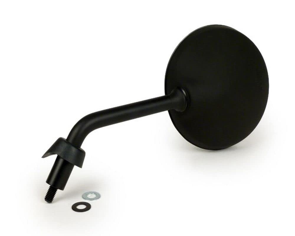 MOTO NOSTRA Rétroviseur shorty droit gauche noir mat rond compatible pour Vespa GTS 125 250 300 cc GTL 125 M31