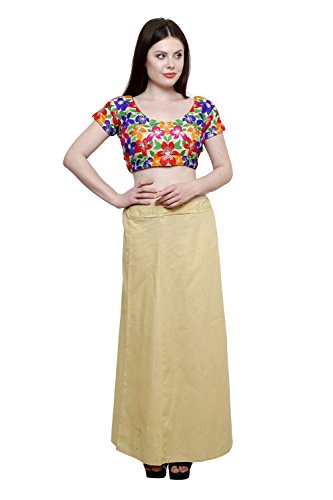Image of Pistaa combo of 3 Women's Cotton Best Indian Readymade Inskirt Saree petticoats