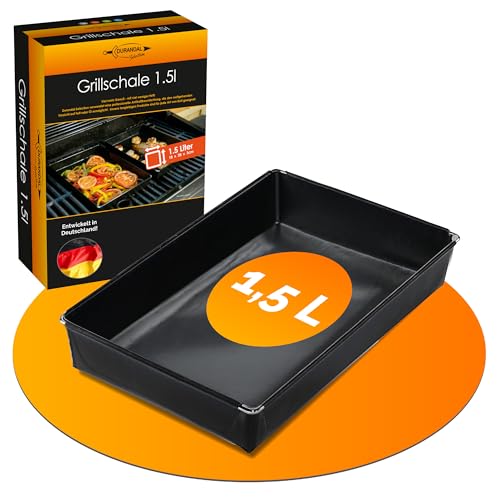Durandal Grillschale für den Grill und Backofen - Grillmatte für Gasgrill...